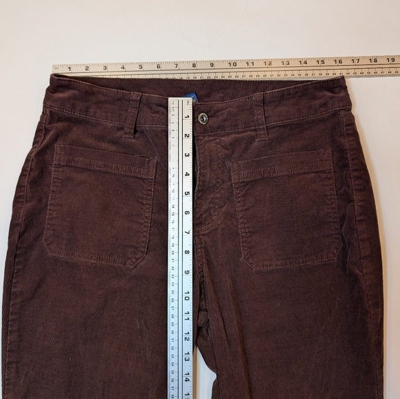 Arizona Jean Co. Brown Corduroy Faired Bell Bottom Pants Women Junior 13 - Picture 4 of 8